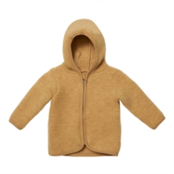 Huttelihut Mikkie jacket wool fleece - Ocre